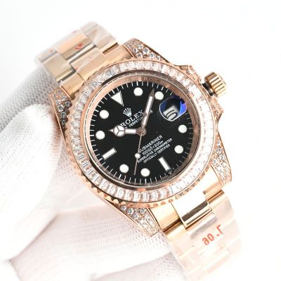 40mm Rolex Submariner Replica Automatic Movement Luminous Black/White Dial Watch